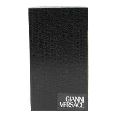 Pre-owned Versace Leather Long Wallet (bi-fold) () In Black
