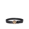 VERSACE LEATHER MEDUSA BELT