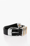 Versace Black Medusa Heritage Leather Belt