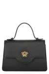 Versace Leather Mini Bag In Black