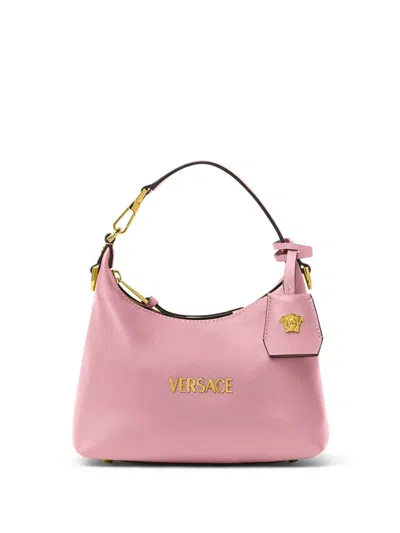 Versace Leather Mini Bag In Pink