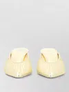 Versace Leather Mules In Gold