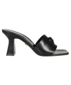 Versace Medusa-head Leather Mules In Black
