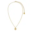 Versace Logo Plaque Chain Necklace