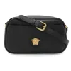 Versace Leather Shoulder Bag Black In Black