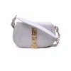 Versace Leather Shoulder Bag Greca Goddess In White