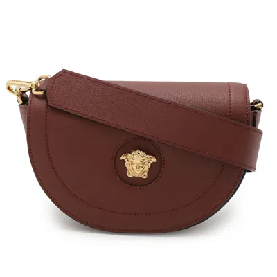 Pre-owned Versace Leather Shoulder Bag () In Blue