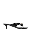 Versace Leather Stiletto Heels Women's Sandals In Black