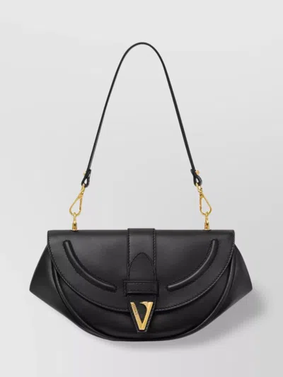 VERSACE LEATHER STRAP MEDIUM BAG