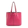 Versace Leather Tribute Shopper Tote In Pink