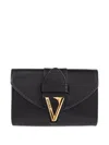 Versace Leather Wallet In Black