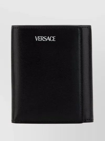 Versace Leather Wallet Foldable Design