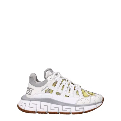 VERSACE LEATHER WOMEN'S SNEAKERS