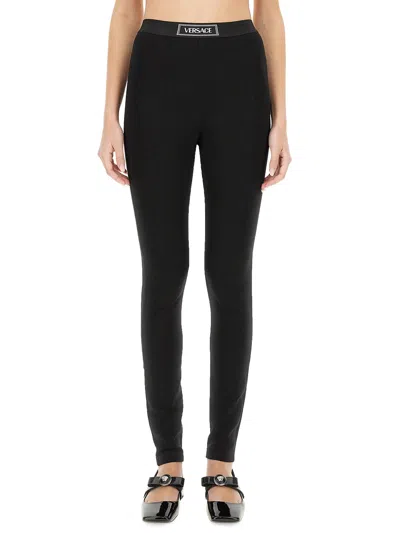 Versace Leggings With Logo