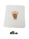 Versace Leopard-print Blanket In White