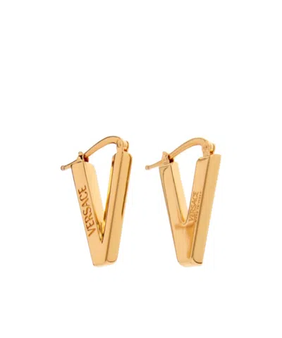 Versace Letter Detail Earrings