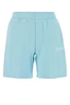 Versace 1978 Re-edition Brushed Jersey Shorts In Blue
