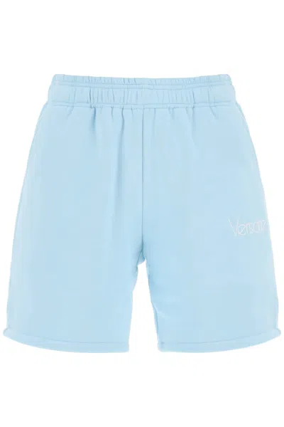 Versace Light-blue Cotton Shorts
