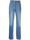 Versace Cotton Trousers In Light Blue
