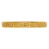 Versace Light Gold Greca Ring In Gold