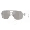 Versace Light Grey Mirror Silver Navigator Men's Sunglasses Ve2269 10006g 62