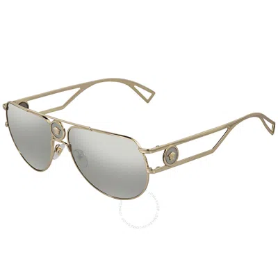 Versace Men's 60mm Pale Gold Sunglasses Ve2225-12526g-60
