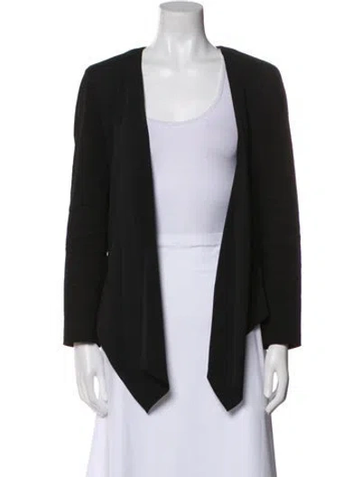 Pre-owned Versace Linen Jacket In Black