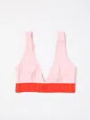 Versace Bralette With Greek In Pink