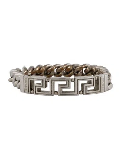 Pre-owned Versace Link Bracelet, 8.25" In Multi