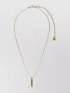 Versace Link Chain Pendant Necklace In Gold