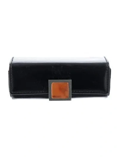 Pre-owned Versace Lipstick Case In Black