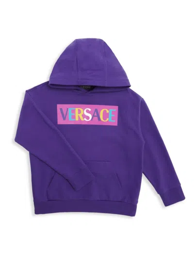 Versace Kids' Little Boy's & Boy's Logo Fleece Sweatshirt