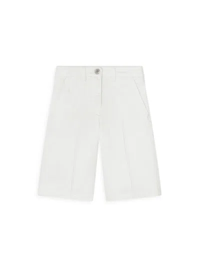 Versace Kids' Little Girl's & Girl's Denim Gabardine Pants In White