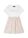 VERSACE LITTLE GIRL'S & GIRL'S LOGO BAROCCO T-SHIRT DRESS
