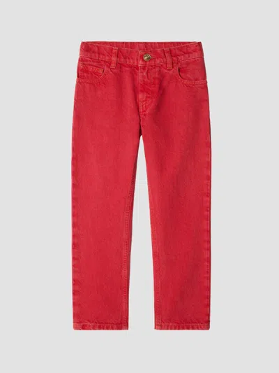 Versace Little Kid's & Kid's Straight-leg Jeans In Red
