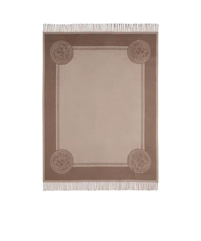 Versace Liusu Blanket In Nude