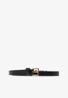 Versace Logo- Lettering Leather Belt