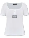 Versace Short-sleeved T-shirt In White