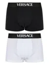Versace Logo-band Boxer (pack Of Two) In Multi