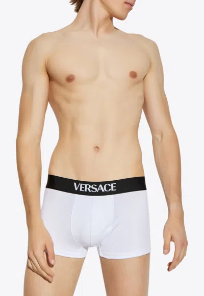 VERSACE LOGO BAND BOXER SHORTS