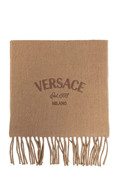 Versace Logo In Brown
