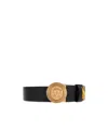 Versace Logo Belt In Black