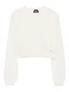Versace Logo Blouse In White
