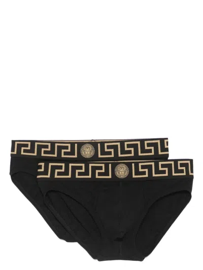 VERSACE LOGO BOXER SHORTS (BI-PACK)
