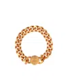 Versace Logo Bracelet In Black