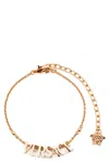 Versace Logo Bracelet In Gold