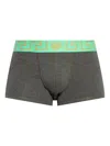 Versace Logo Briefs In Grey