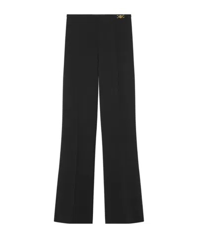 VERSACE VERSACE HIGH-WAIST WIDE-LEG TROUSERS