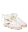 Versace Logo Canvas Espadrilles