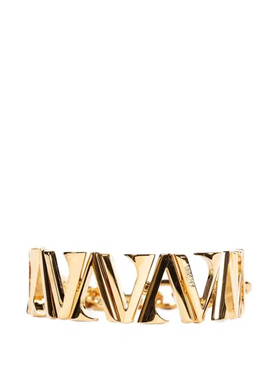 Versace Logo Chain Bracelet In Gold